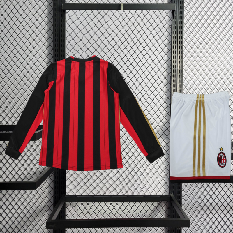 Retro Kids 2013-14 Kids AC Milan Home Retro Football jersey