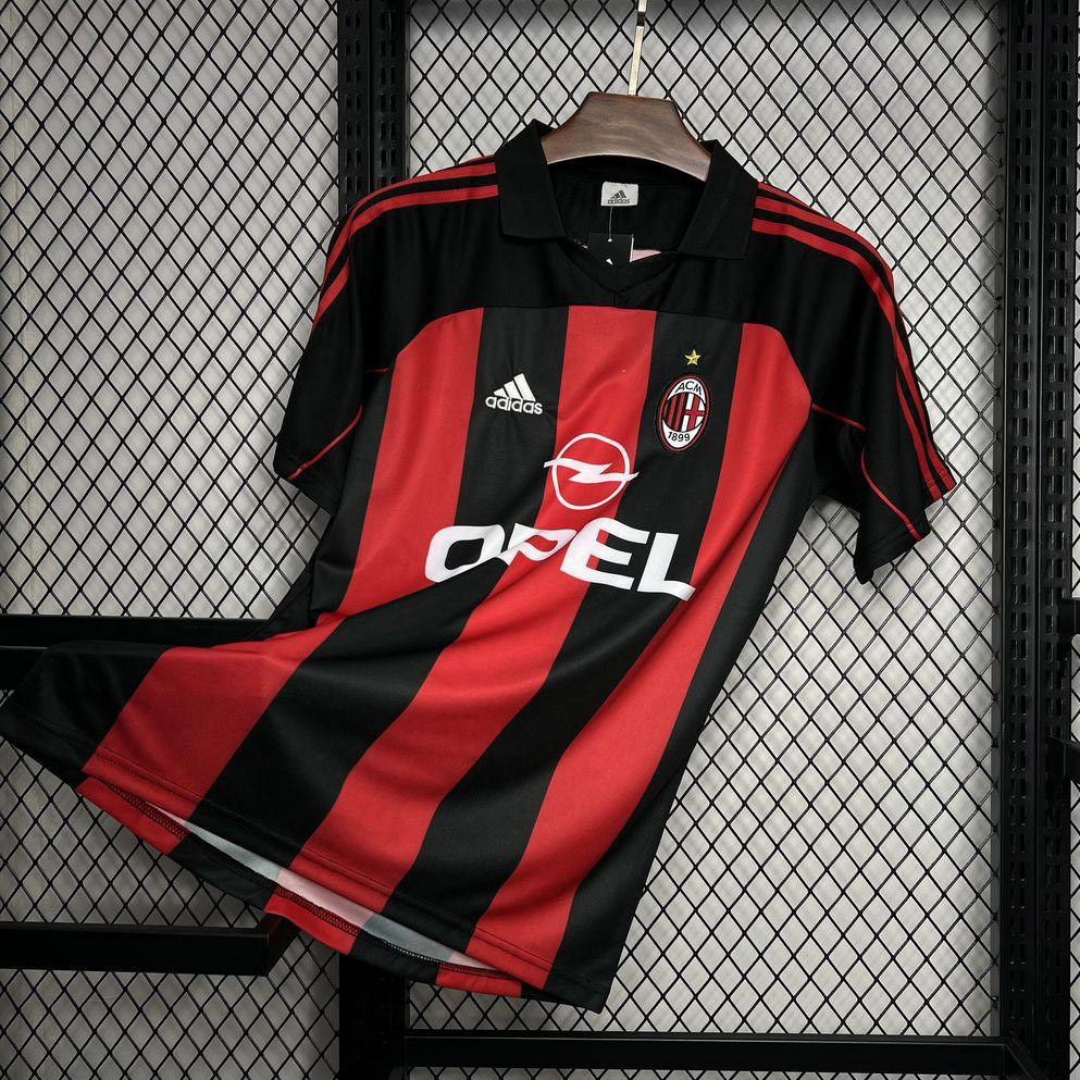 Retro 2000-02 AC Milan home retro Football jersey