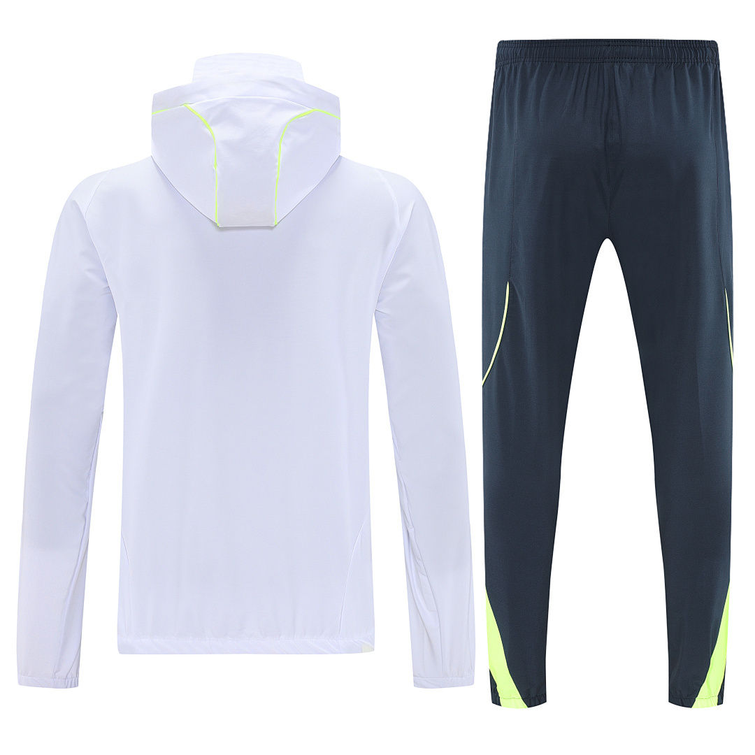 2025-26 Real Madrid Hooded Jacket Set