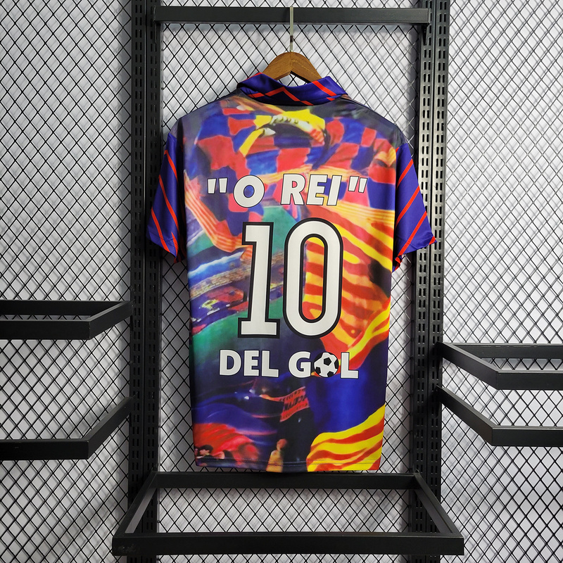 Retro 1993-94 FC Barcelona retro Romario  Football jersey