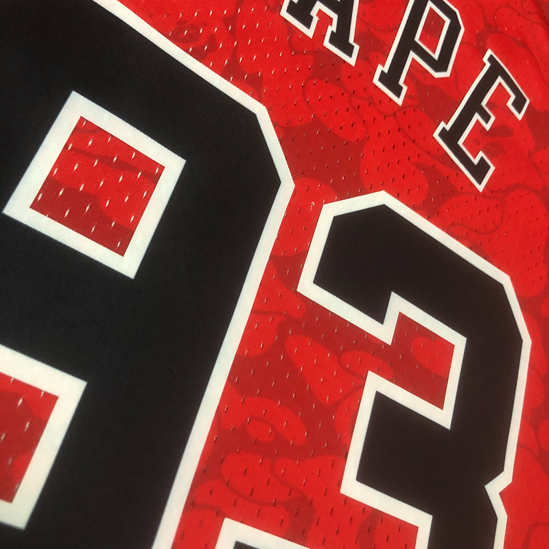 1997-98 NBA Chicago Bulls (93 BAPE) Basketball Jersey