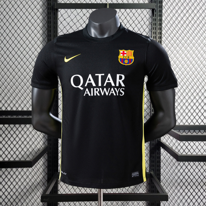 Retro Player 2013-14 Barcelona Third away Retro MESSI PIQUE XAVI A.INISTA PUYOL Football jersey