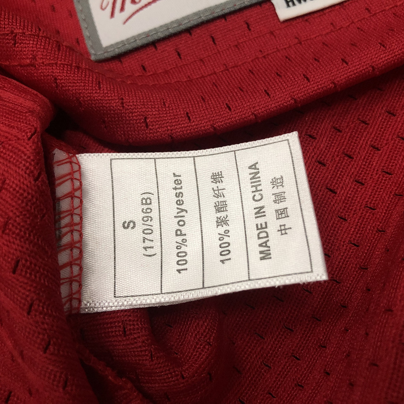 1997-98 NBA Chicago Bulls 23 JORDAN Red Basketball Jersey