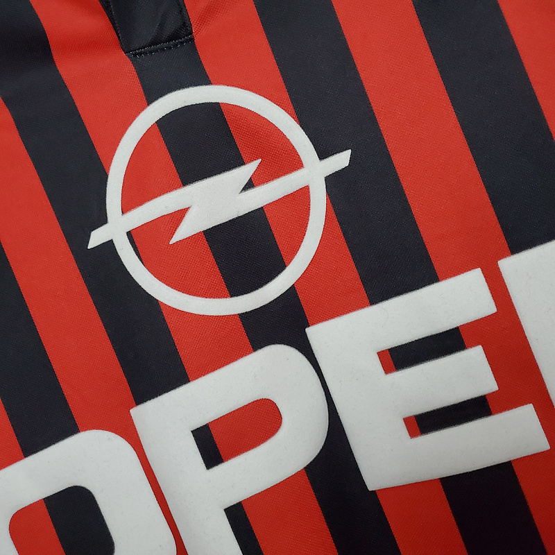 Retro 1999-00 AC Milan home retro Centenary BOBAN BARESI MALDINI SHEVCHENKO Football jersey