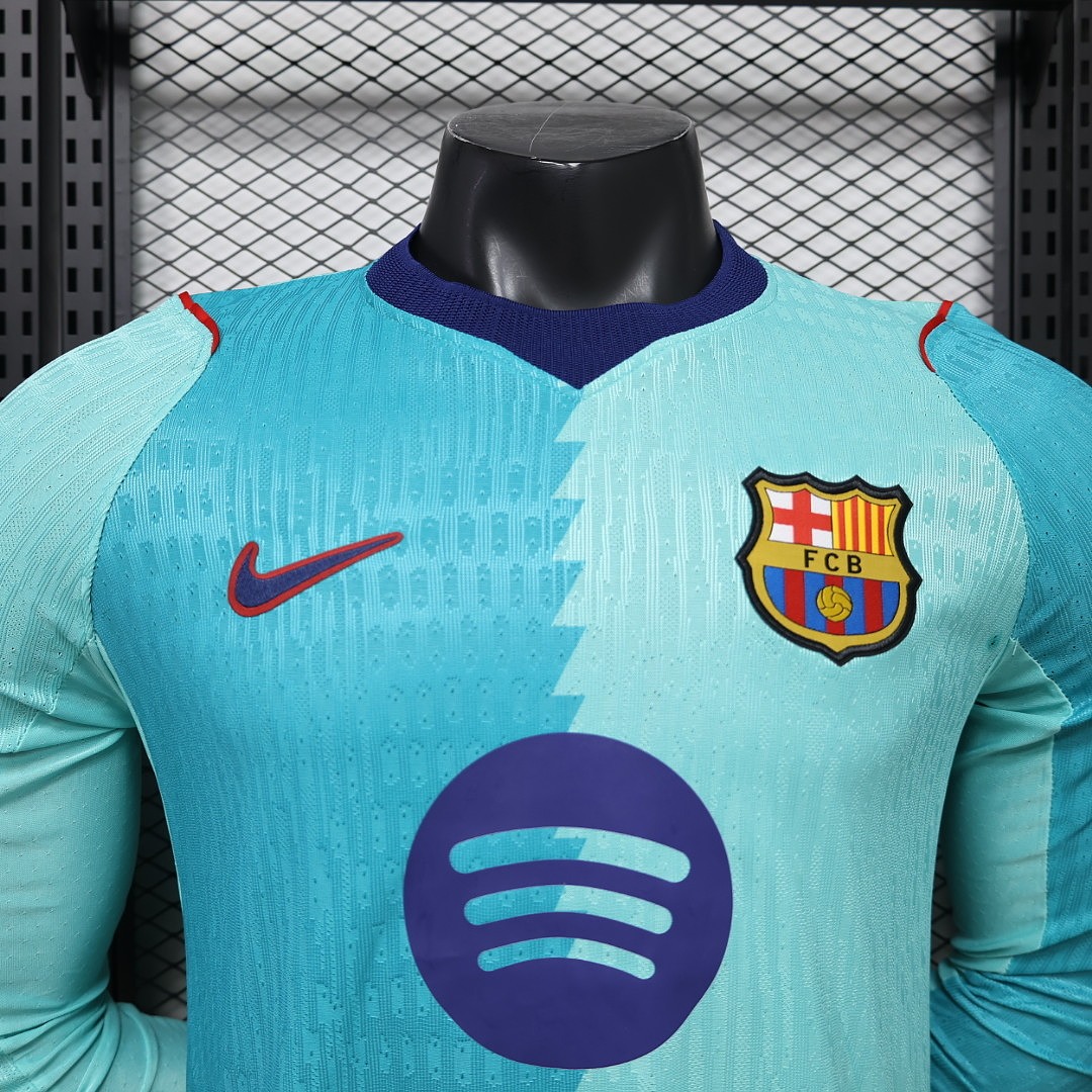 Player 2026-27 Barcelona Second Away Long sleeves Football jersey