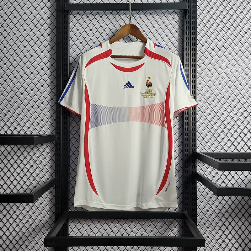 Retro 2006 France away Retro 10#ZIDANE HENRY VIEIRA ZIDANE SOSANNAH Football jersey