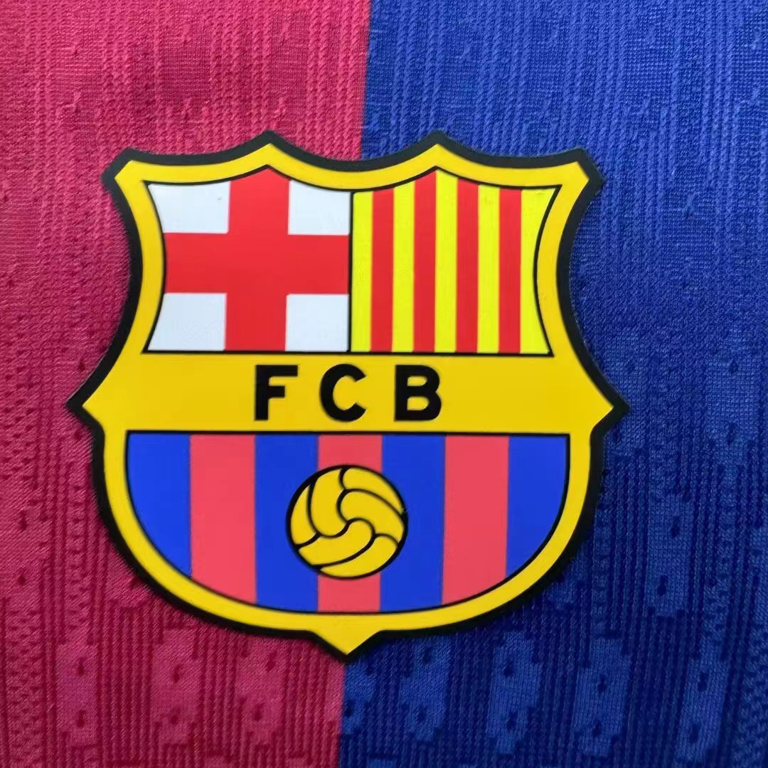 Player 2024-25 Barcelona home long sleeve Football jersey