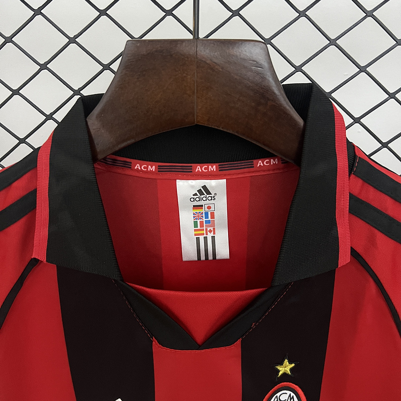 Retro kids 1998-99 KIDS AC Milan Home Retro SHEVCHENKO ALBERTINI BOBAN BIERHOFF MALDINI Football jersey