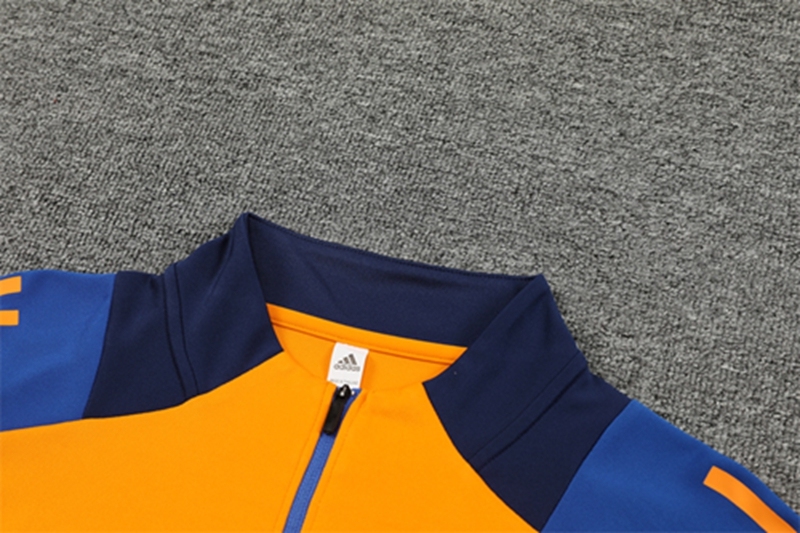 2024-25 Juventus Orange Yellow Long Sleeve Training Suit