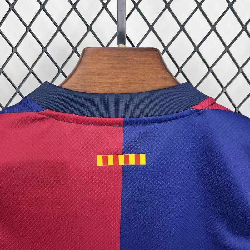 2024-25 Barcelona KIDS Travis Scott to feature on the Clásico jersey in conjunction with Spotify Football jersey
