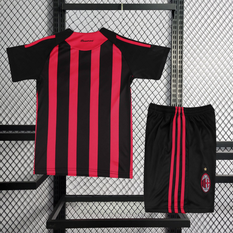 Retro KIDS 2008-09 KIDS AC Milan Home retro Football jersey