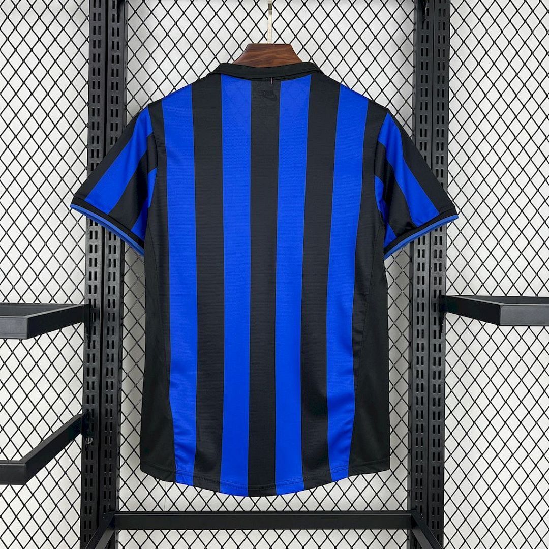 Retro 1998-99 Inter Milan Home Retro RONALDO MORIERO ZAMORANO BAGGIO Football jersey
