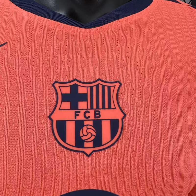 Player 2025-26 Barcelona Third Away long sleeve Football jersey