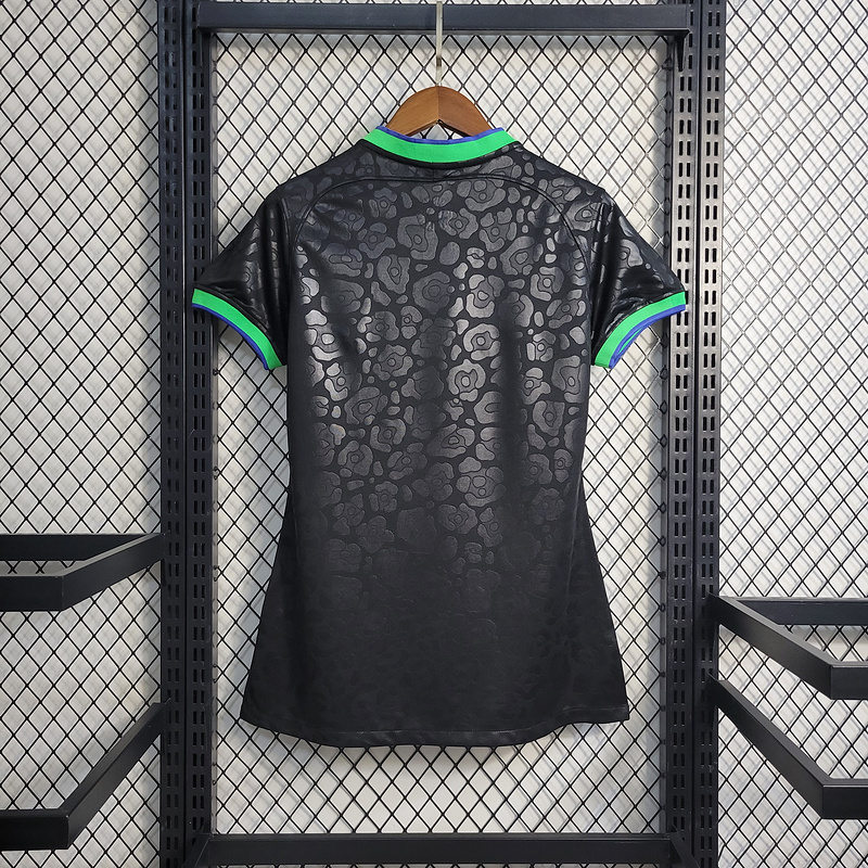 2022-23 Brazil women's black leopard national team  VINI JP PAPHINHA CUNHA NAYMAR JR L.PAQUETA Football jersey