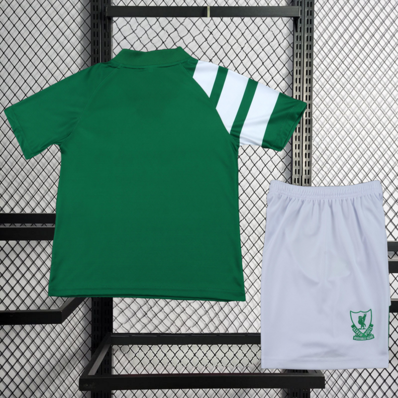 Retro KIDS 1991-92 KIDS Liverpool Away retro Football jersey