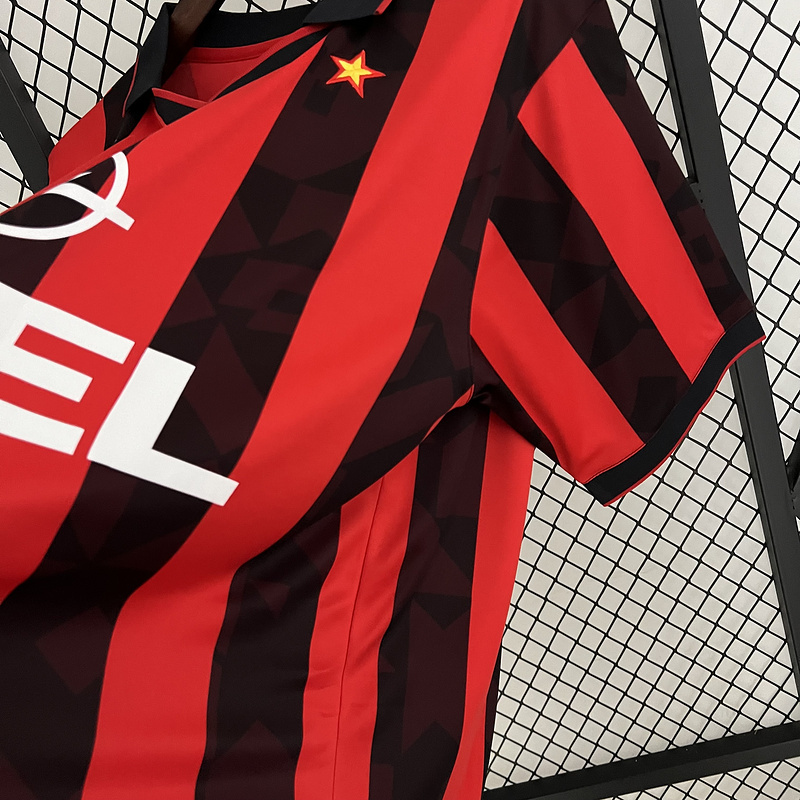 Retro 1988-89 AC Milan Home retro Football jersey