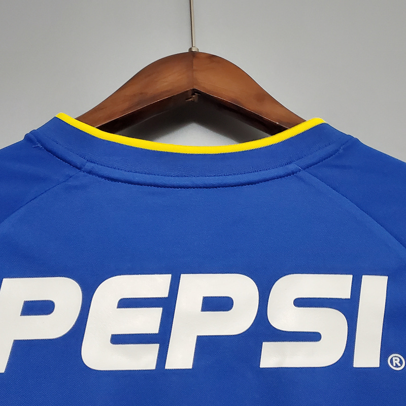 Retro 2002 Boca Juniors home Retro Football jersey