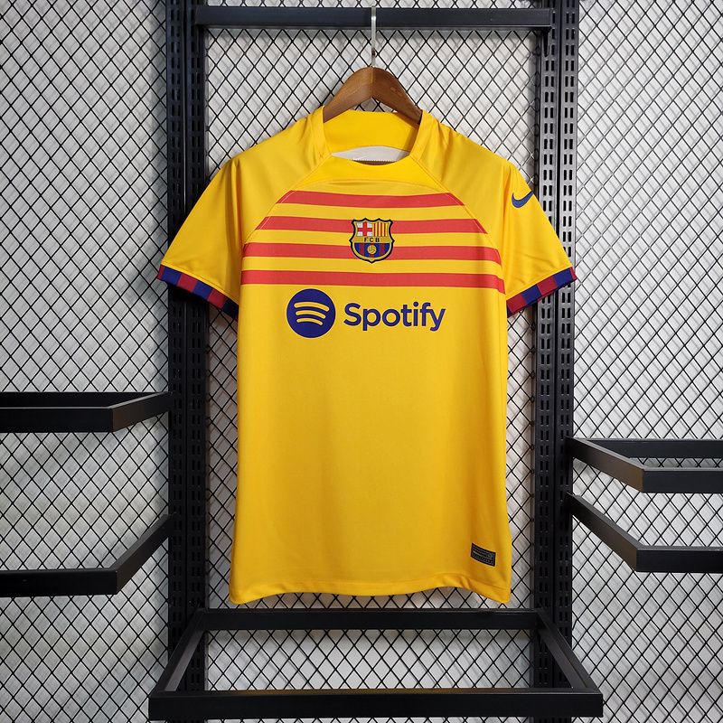2023-24 Barcelona 4 away GAVI LEWANDOWSKI F. DE JONG PEDRI FERMíN Football jersey