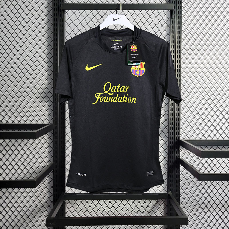Retro Player 2011-12 Barcelona Away Retro MESSI PIQUE XAVI A.INISTA PUYOL Football jersey DAVID VILLA