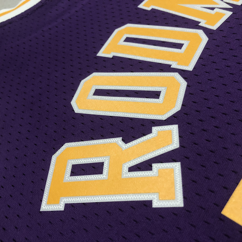 1998-99 NBA Lakers  73 RODMAN Basketball Jersey