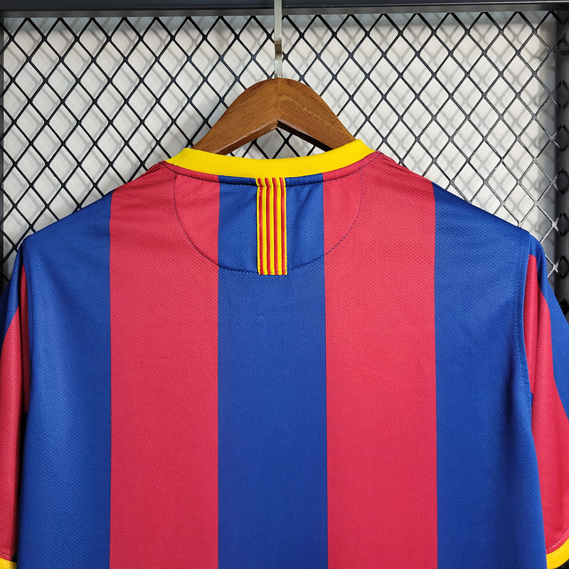 Retro 2010-11 Barcelona home Retro MESSI PIQUE IBRAHIMOUIC XAVI A.INISTA PUYOL HENRY Football jersey