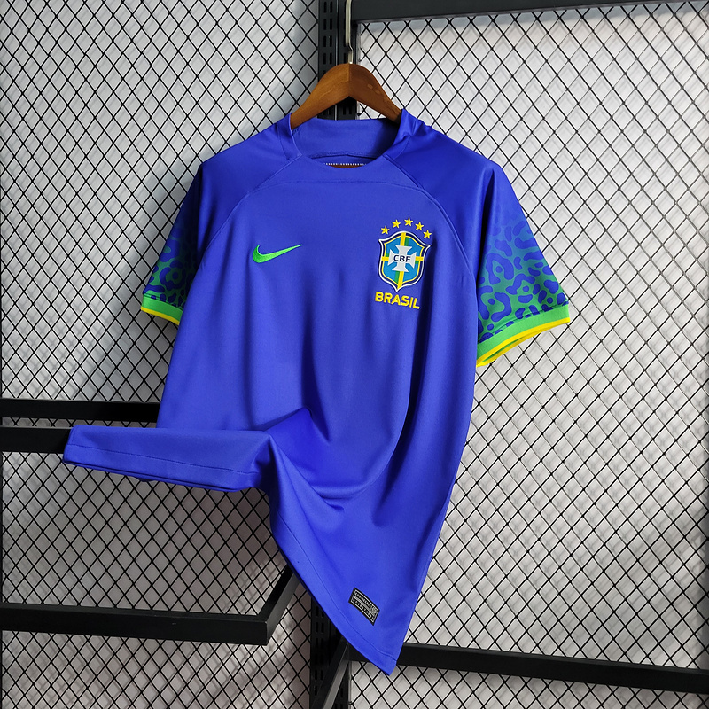 2022-23 Brazil Away National Team World Cup Football jersey