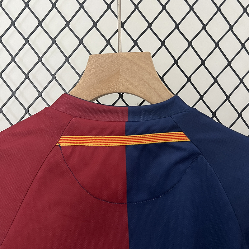 Retro Kids 2008-09 Kids Barcelona Home Retro MESSI PIQUE ETO'O XAVI A.INISTA ETO'O HENRY Football jersey