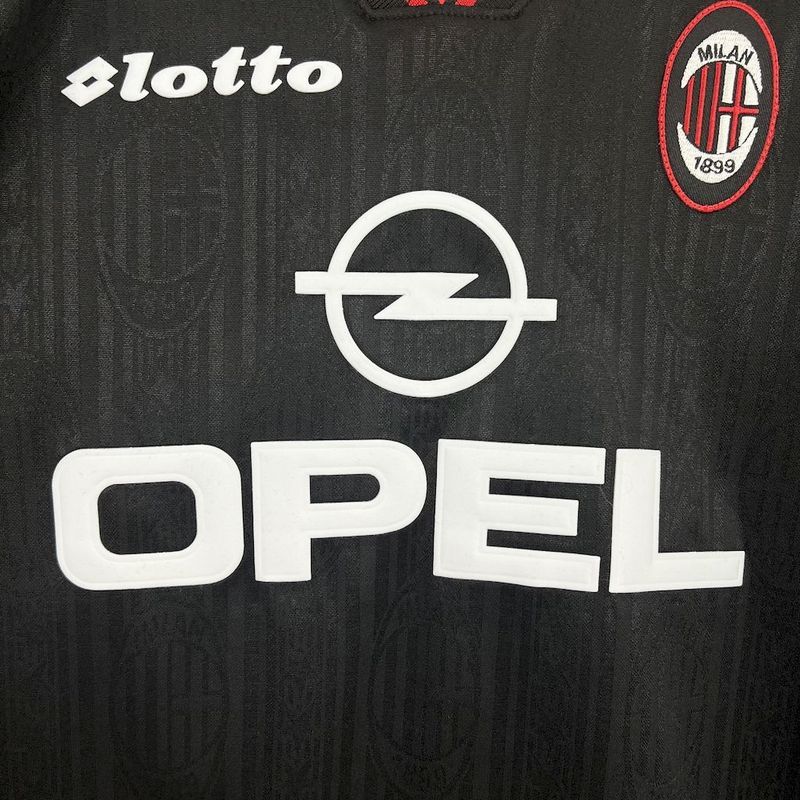 Retro 1997-98 AC Milan Third Away Retro BAGGIO BARESI VIEIRA ALBERRTINI Football jersey