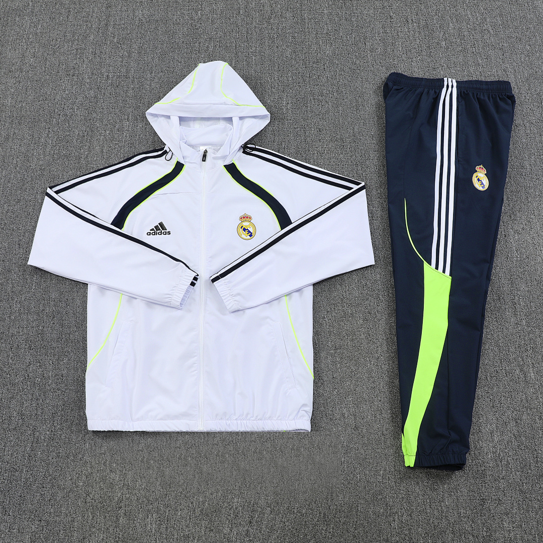 2025-26 Real Madrid Hooded Jacket Set