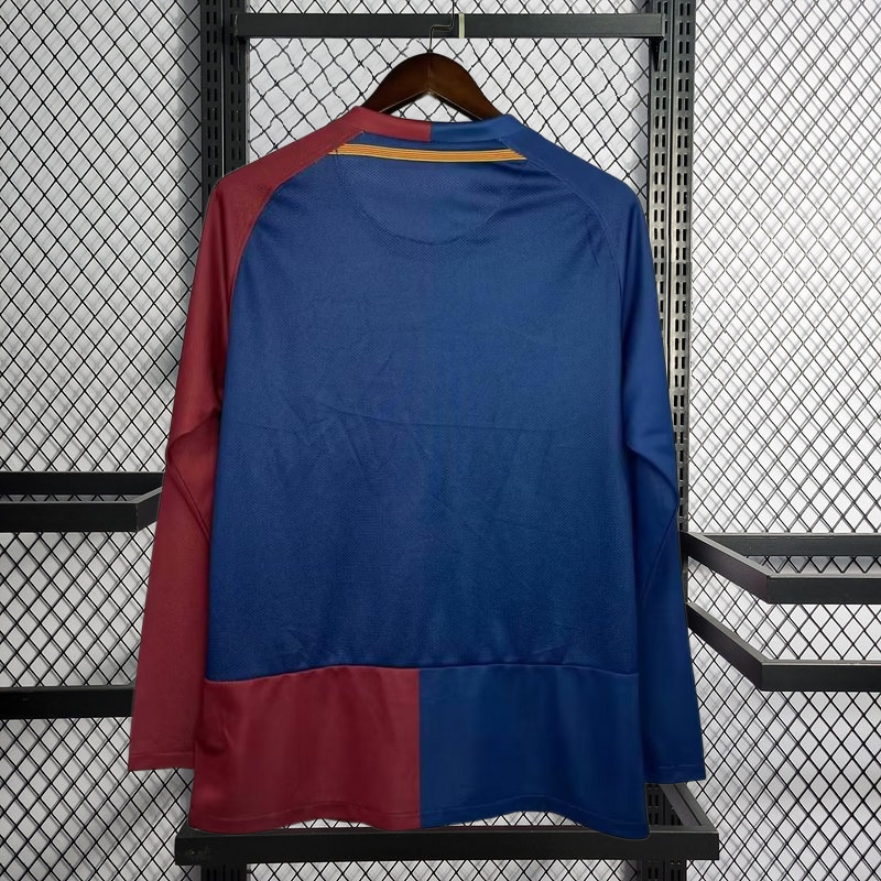 Retro 2008-09 Barcelona Home Retro UCL MESSI PIQUE ETO'O XAVI A.INISTA ETO'O HENRY Football jersey