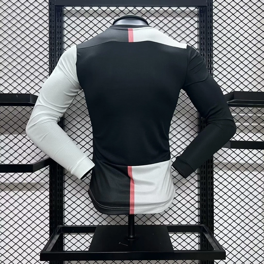 Retro Player 2019-20 Juventus Home Retro Long Sleeve Ronaldo Bonucci Danilo DYBALA Football jersey
