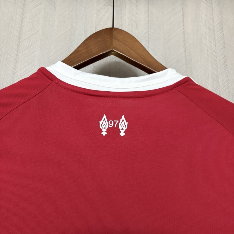 2025-26 Liverpool Home Long Sleeve Football jersey