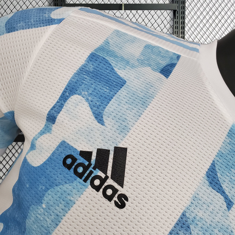 Retro player 2020-21 Argentina Home retro MESSI football jersey