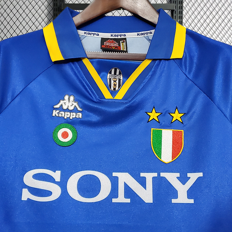 Retro 1995-97 Juventus away Retro Del Piero Lombardo Vialli Conte Di Livio ZIDANE Football jersey