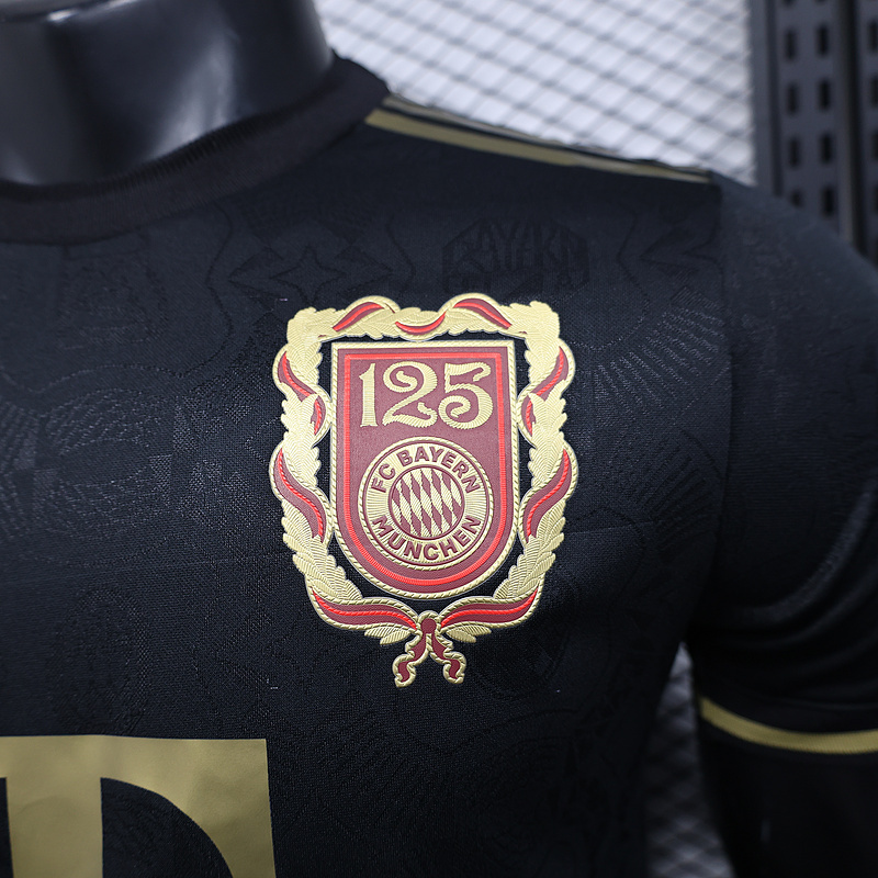 Player 2024-25 Bayern Munchen 125 Anniversary Black Football jersey