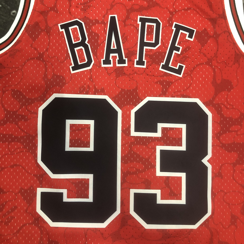 1997-98 NBA Chicago Bulls (93 BAPE) Basketball Jersey
