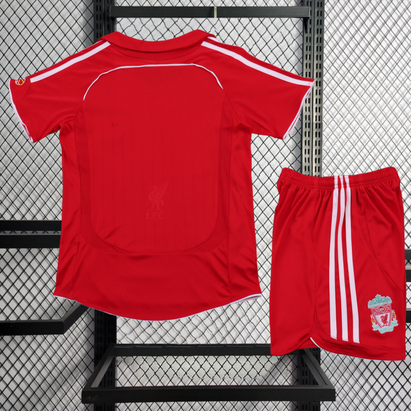 Retro KIDS 2006-07 KIDS Liverpool Home retro Football jersey