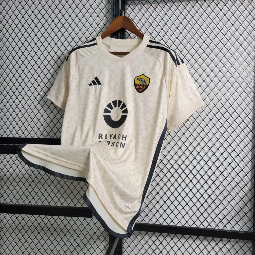 2023-24 AS Roma Away Fans Jersey Sponsored