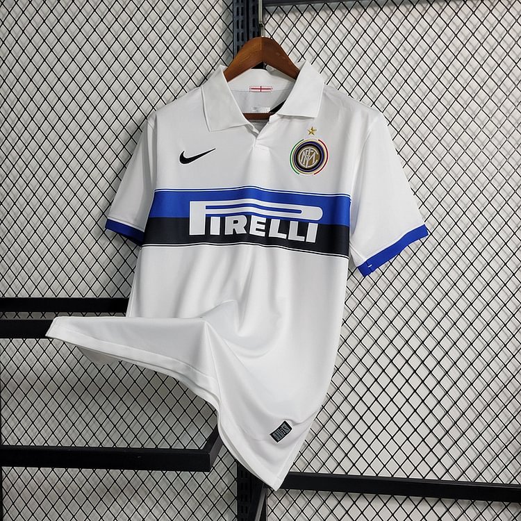 Retro 2009-10 Inter Milan away retro J.ZANETTI SNEIJDER BALOTELLI MILITO ETO'O Football jersey
