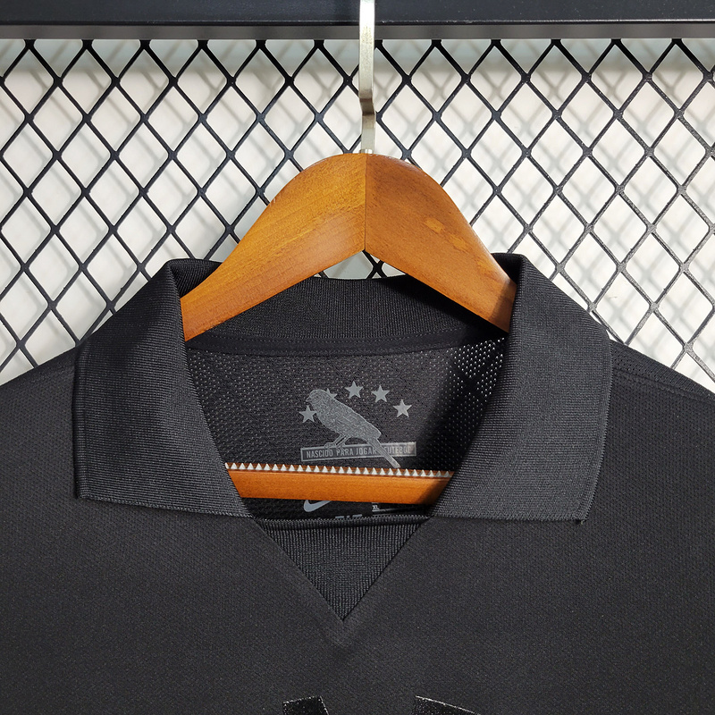 Retro 2013-14 Brazil Retro Black Football jersey