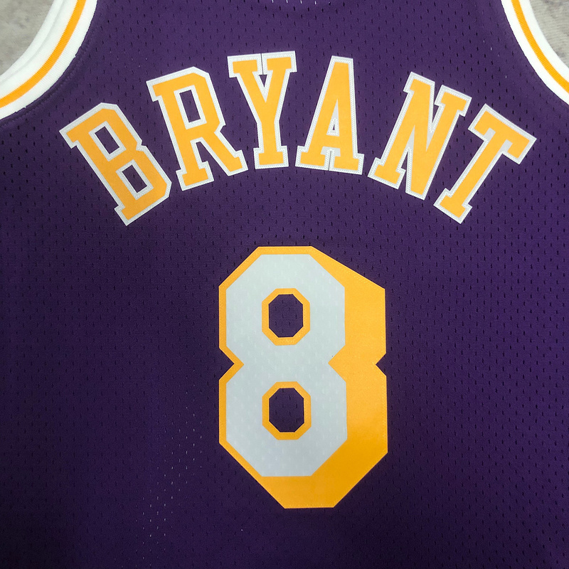 1996-97 NBA Lakers  8 BRYANT Basketball Jersey