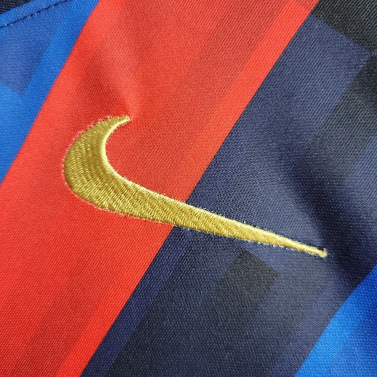 2022-23 Barcelona Home LEWANDOWSKI O.DEMBELE PEDRI PATRI JORDI ALBA Football jersey