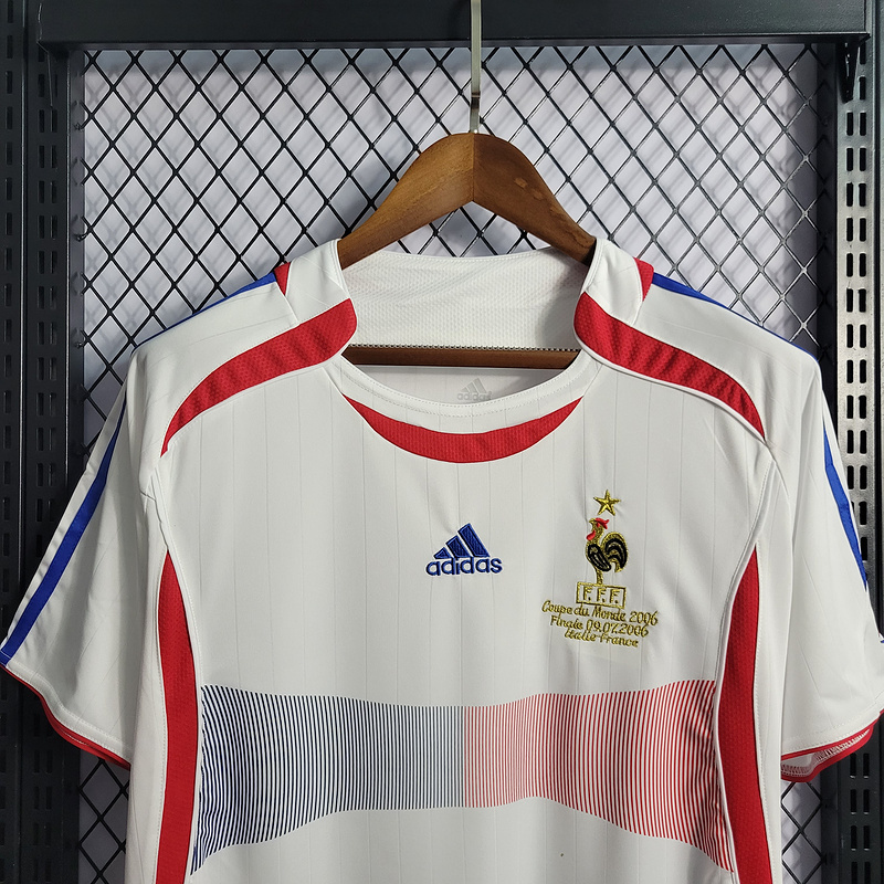 Retro 2006 France away Retro 10#ZIDANE HENRY VIEIRA ZIDANE SOSANNAH Football jersey