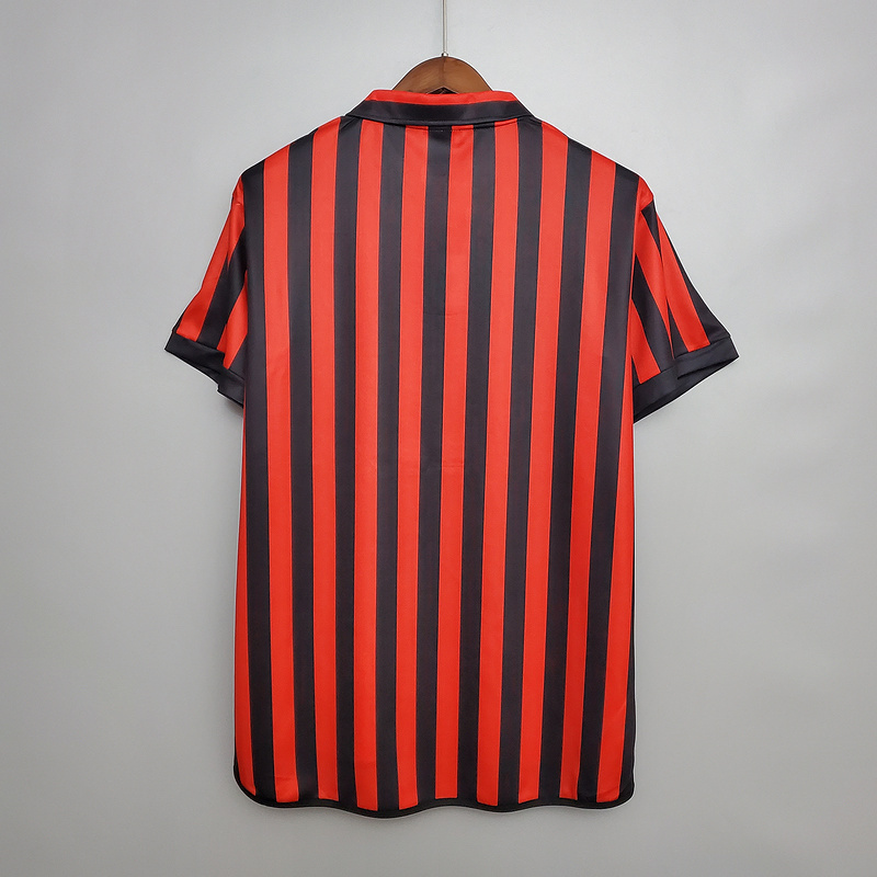 Retro 1999-00 AC Milan home retro Centenary BOBAN BARESI MALDINI SHEVCHENKO Football jersey