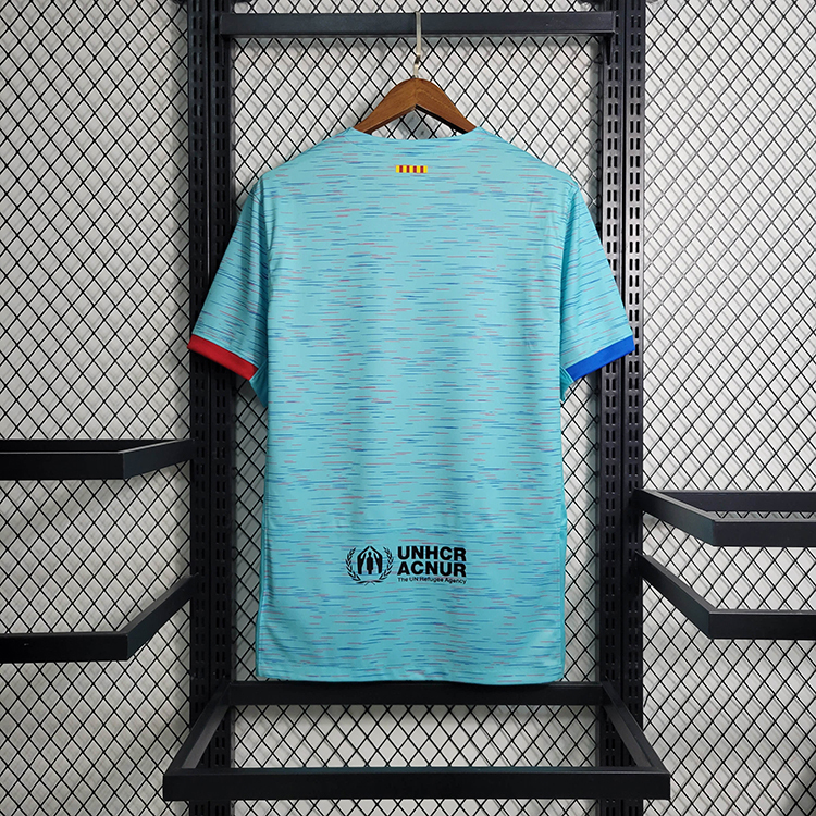 2023-24 Barcelona 2 Away  GAVI LEWANDOWSKI F. DE JONG PEDRI FERMíN Football jersey
