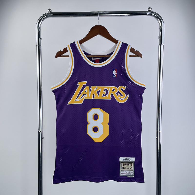 1996-97 NBA Lakers  8 BRYANT Basketball Jersey