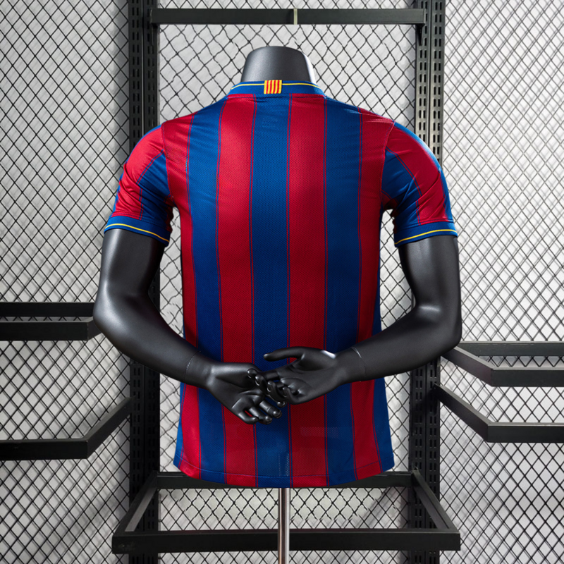 Player Retro 2009-10 Barcelona Home Retro MESSI PIQUE IBRAHIMOUIC XAVI A.INISTA HENRY Football jersey
