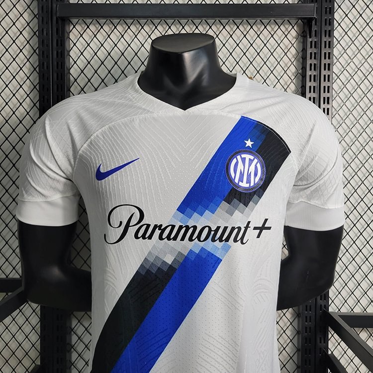 Player 2023-24 Inter Milan Away CUADRADO ARNAUTOVIC THURAM LAUTARO FRATTESI Football jersey