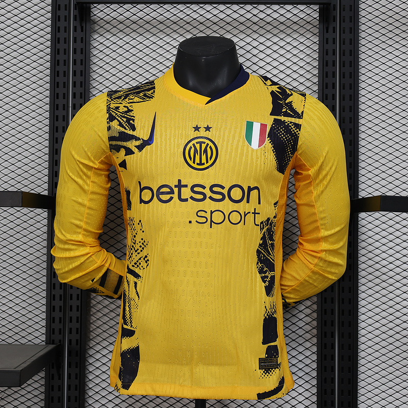 Player 2024-25 Inter Milan Third Away Long Sleeves Football jersey
