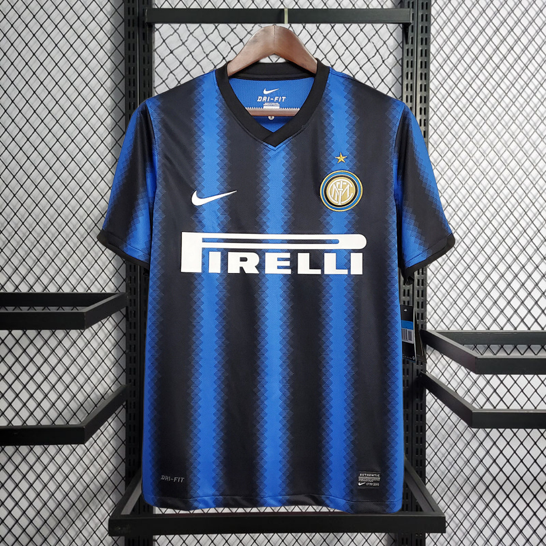 Retro 2010-11 Inter Milan home retro SNSIJDER J.ZANETTI MILITO ETO'O  Football jersey